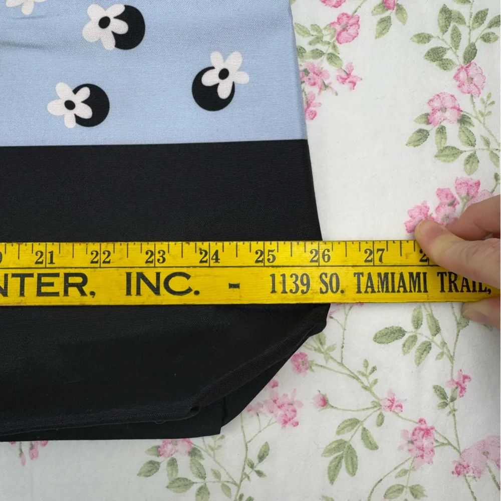 Kate Spade Large Polka Dot Reusable Floral‎ Shopping Tote Eco Friendly